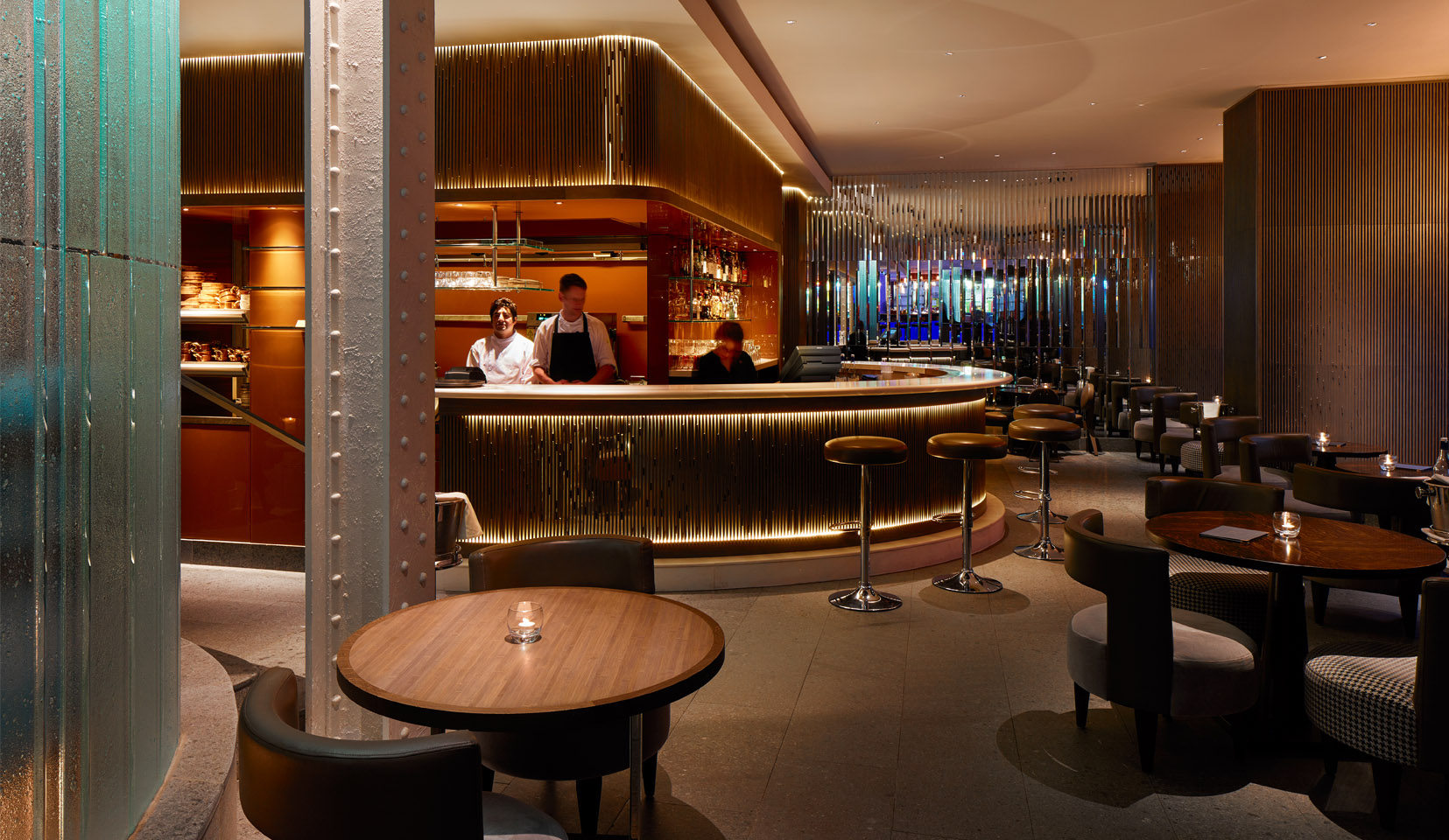 May Fair Hotel Bar Lighting Design - John Cullen Lighting